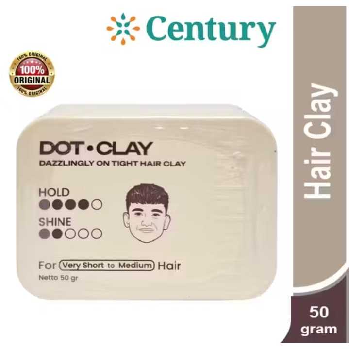 HAIRPRO DOT CLAY 50GR / HAIRPRO WATER BASED/ HAIRPRO FREE STYLING /HAIR STYLING / PERAWATAN RAMBUT - Gambar 3