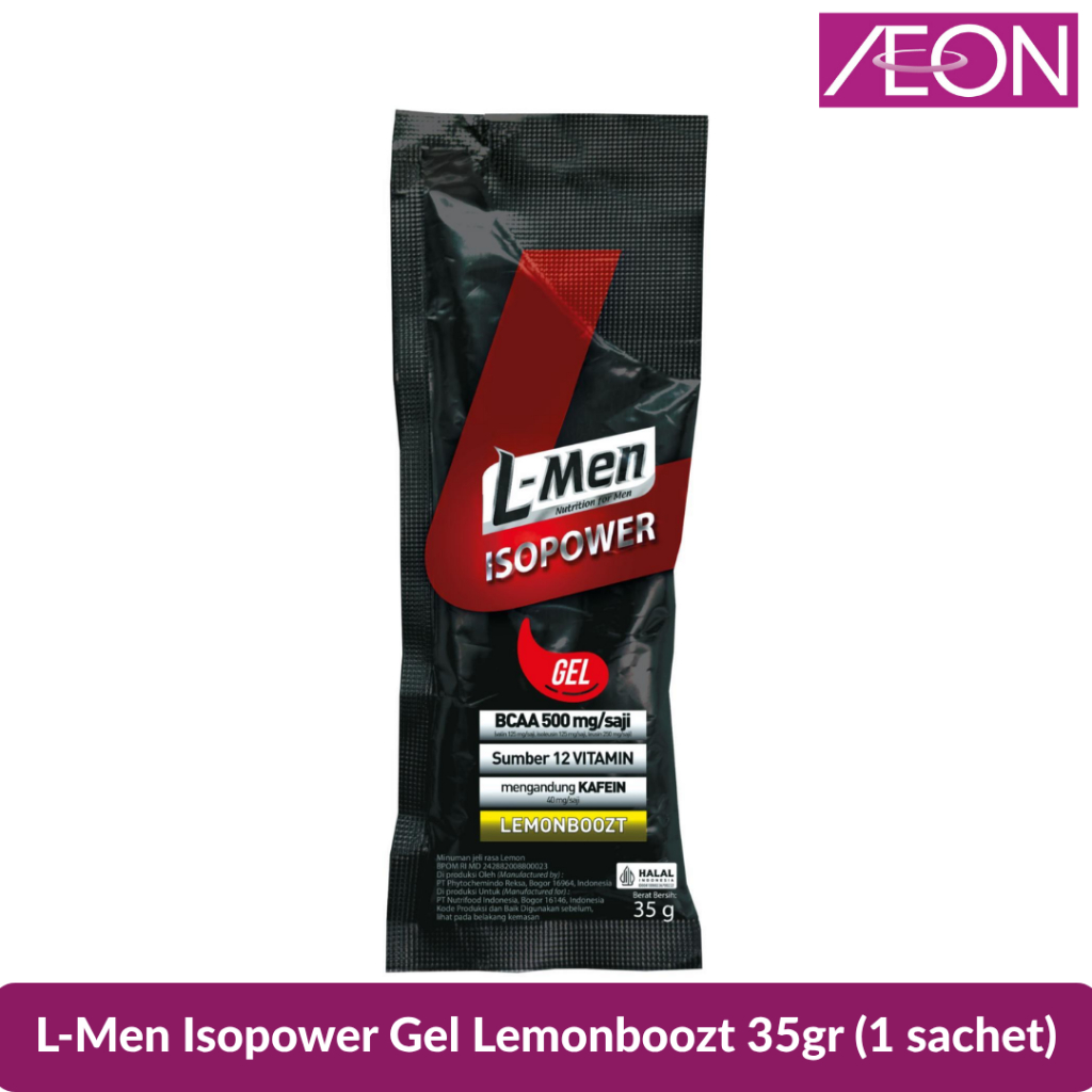 L-Men Isopower Gel Lemonboozt 35gr (1 sachet)