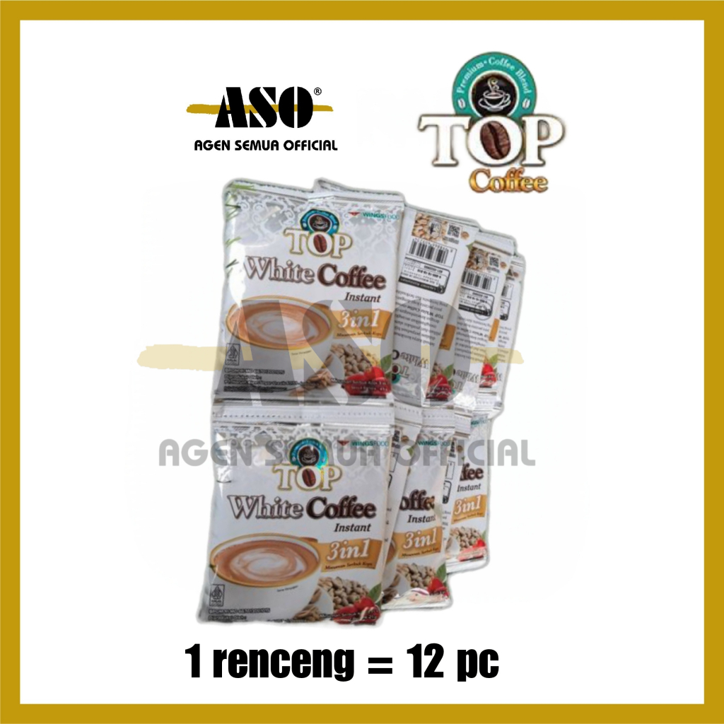 Kopi Top White coffee 21gr RENCENG ( ISI 12 ) PROMO !!!