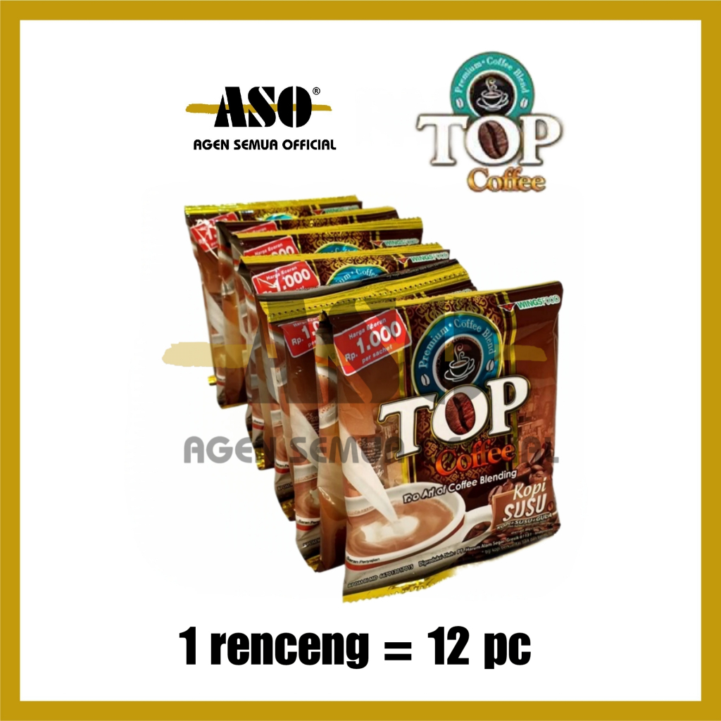 Kopi Top Susu 3in1 31gr RENCENG ( ISI 10 ) PROMO !!!
