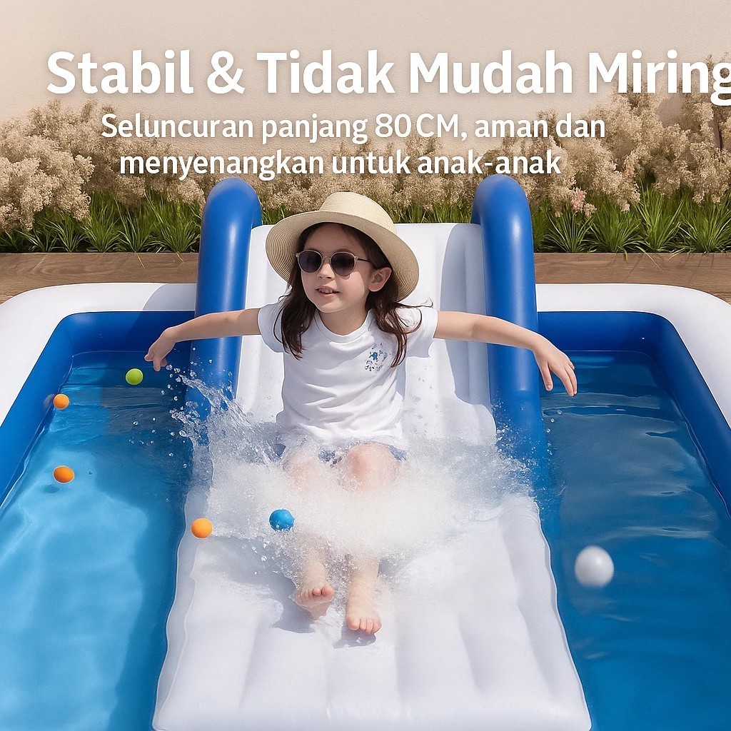Magical Playtime Kolam Renang Anak Jumbo 3 Ring - Gambar 4