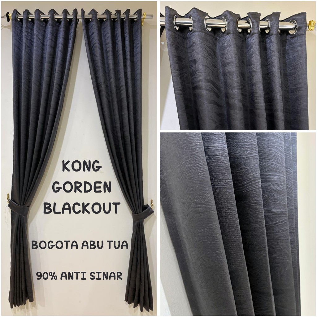KONG GORDEN BLACKOUT EMBOS MODEL 12 RING 6 GELOMBANG TINGGI 200 DAN 225 CM - Gambar 3