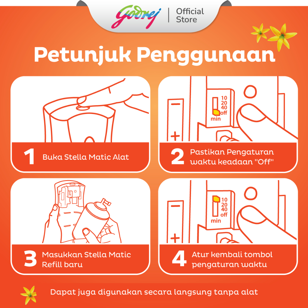 Stella Matic Box Set Royal Kenanga - Pengharum Pewangi Ruangan Otomatis - Gambar 4