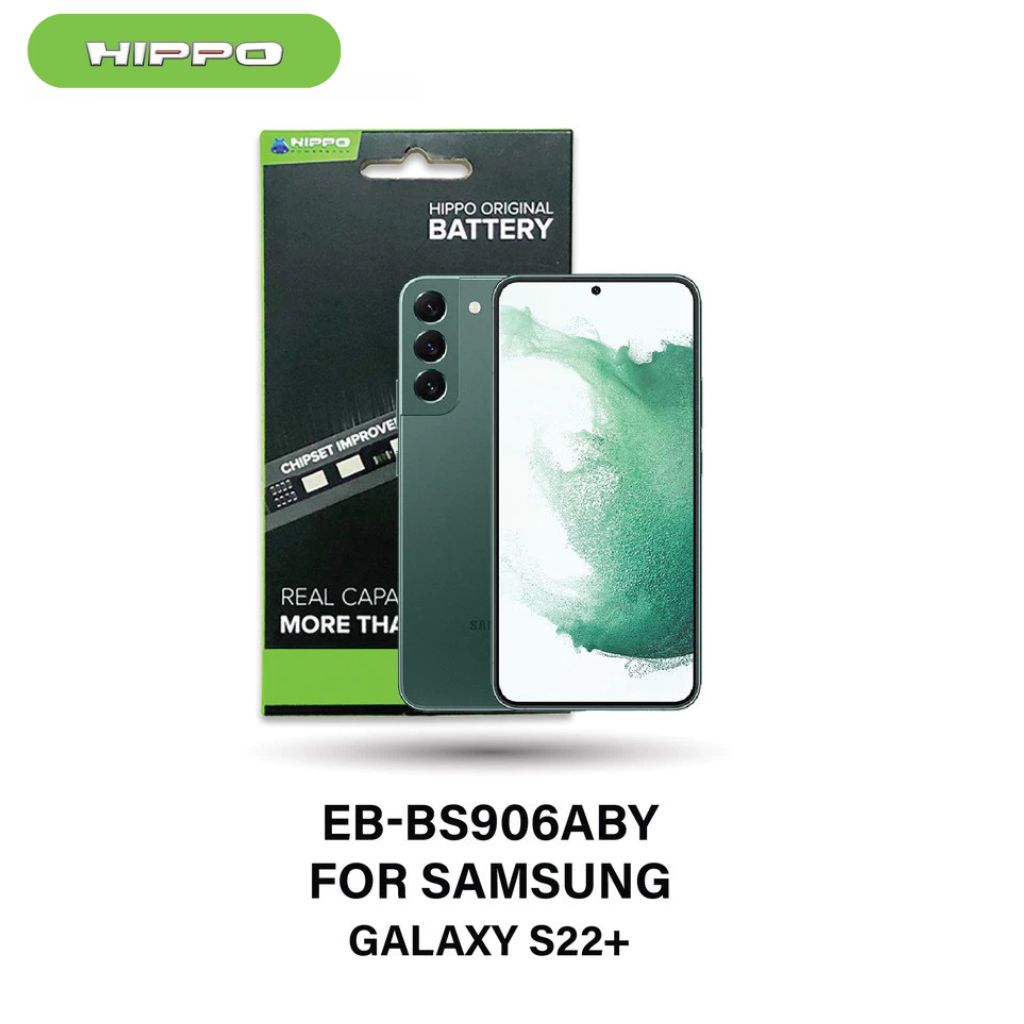 Hippo Baterai EB-BS906ABY SAMSUNG GALAXY S22+ S22 PLUS 4500mAh Battery Batere Batrai Batre Original Cell Garansi resmi
