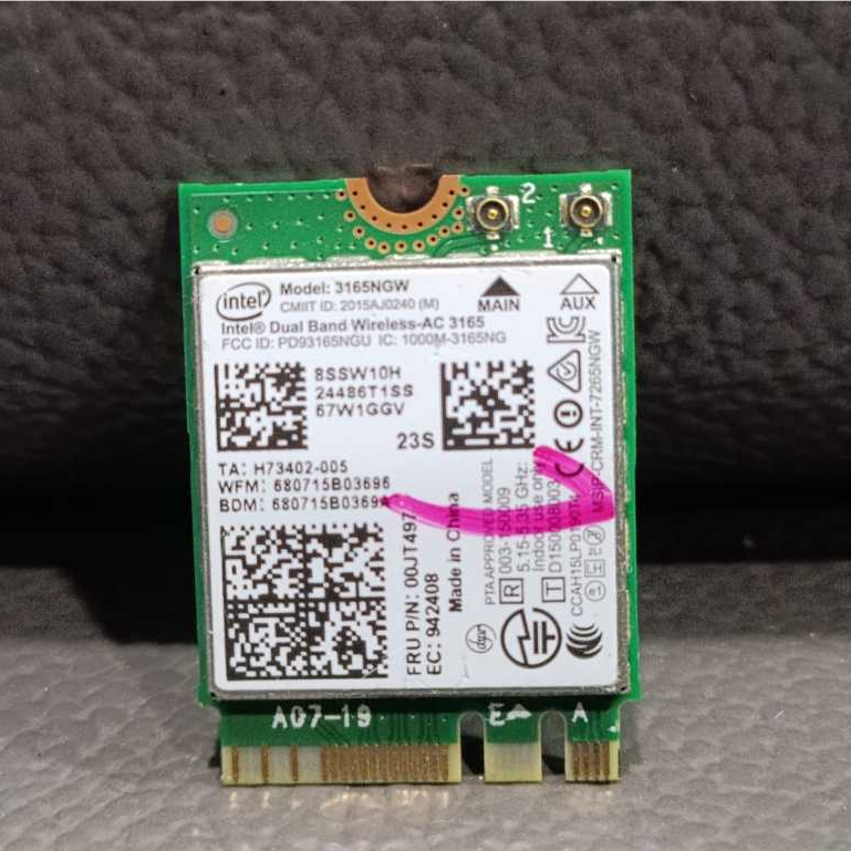 Wireless Card Wifi Card Laptop bluetooth Intel Wireless-AC 3165 ...