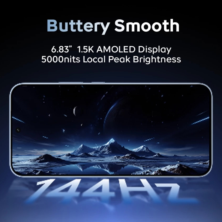 IQOO Z11, 9020mAh Biggest Battery, 90W FlashCharge, Snapdragon 7s Gen 4, 7K VC Cooling System, 1.5K 144Hz AMOLED Display, OriginOS 6, 50MP Sony OIS Camera, IP68+IP69 - Gambar 4