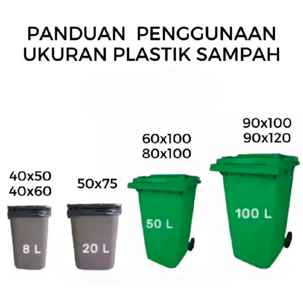 KANTONG SAMPAH Polyethylene ORI 90x120 60x100 50x75 PROMO !!! - Gambar 3
