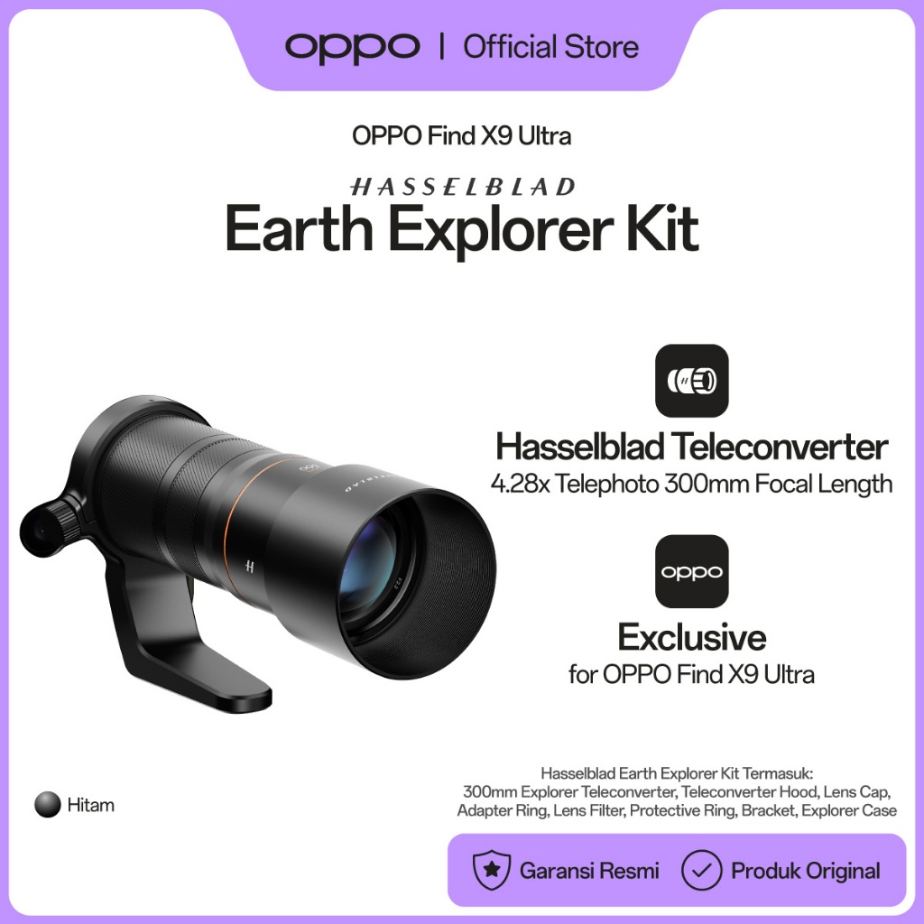 [BARU] OPPO Hasselblad Earth Explorer Kit For Find X9 Ultra - Gambar 2