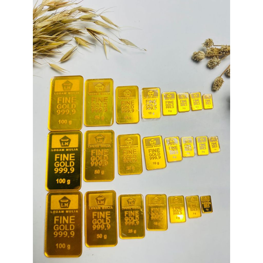 Replika Logam Mulia Seserahan Pernikahan 1 gram sd 100 gram - Gambar 4