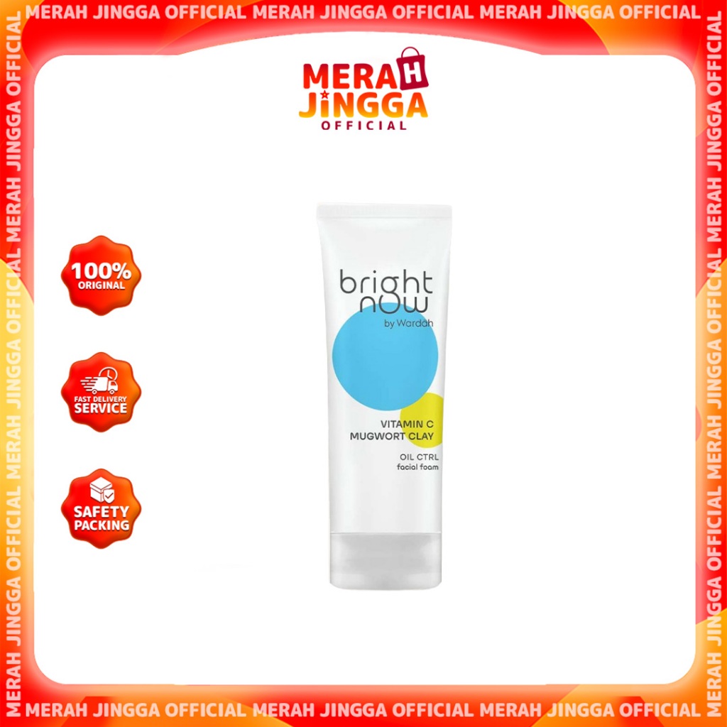 Wardah Perfect Bright Creamy Foam Brightening Oil Control / Merah Jingga Official