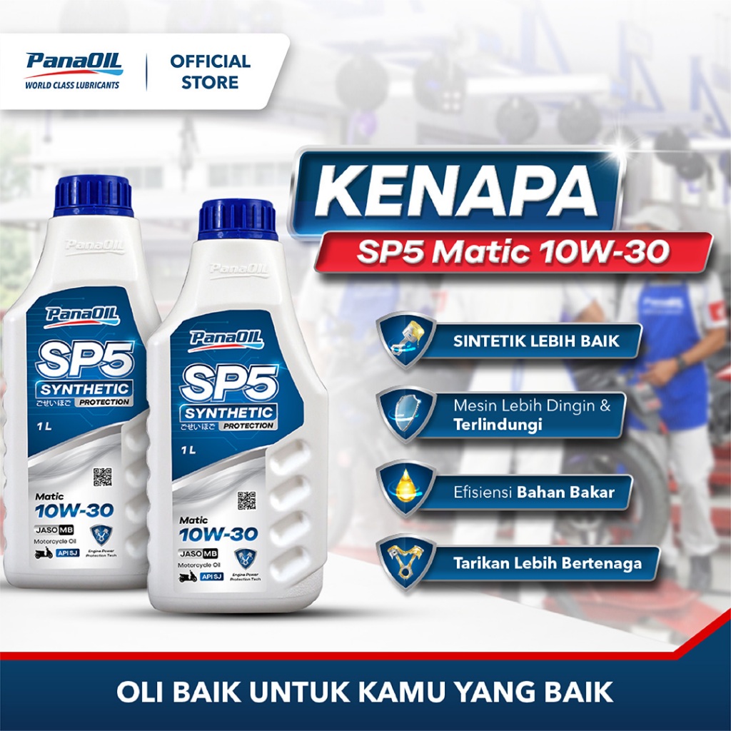 Panaoil SP5 Synthetic Matic 10W-30 API SJ JASO MB