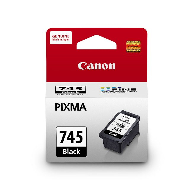 FixPrint 100% ORIGINAL Tinta Canon PG 745 Black - Printer MG2570s TS207 TS307a TS707 TR4670s - Tinta Asli - Gambar 4