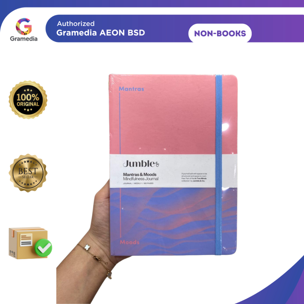 Jumble Mantas & Moods JN A5 (journal/notebook) - Gramedia AEON BSD