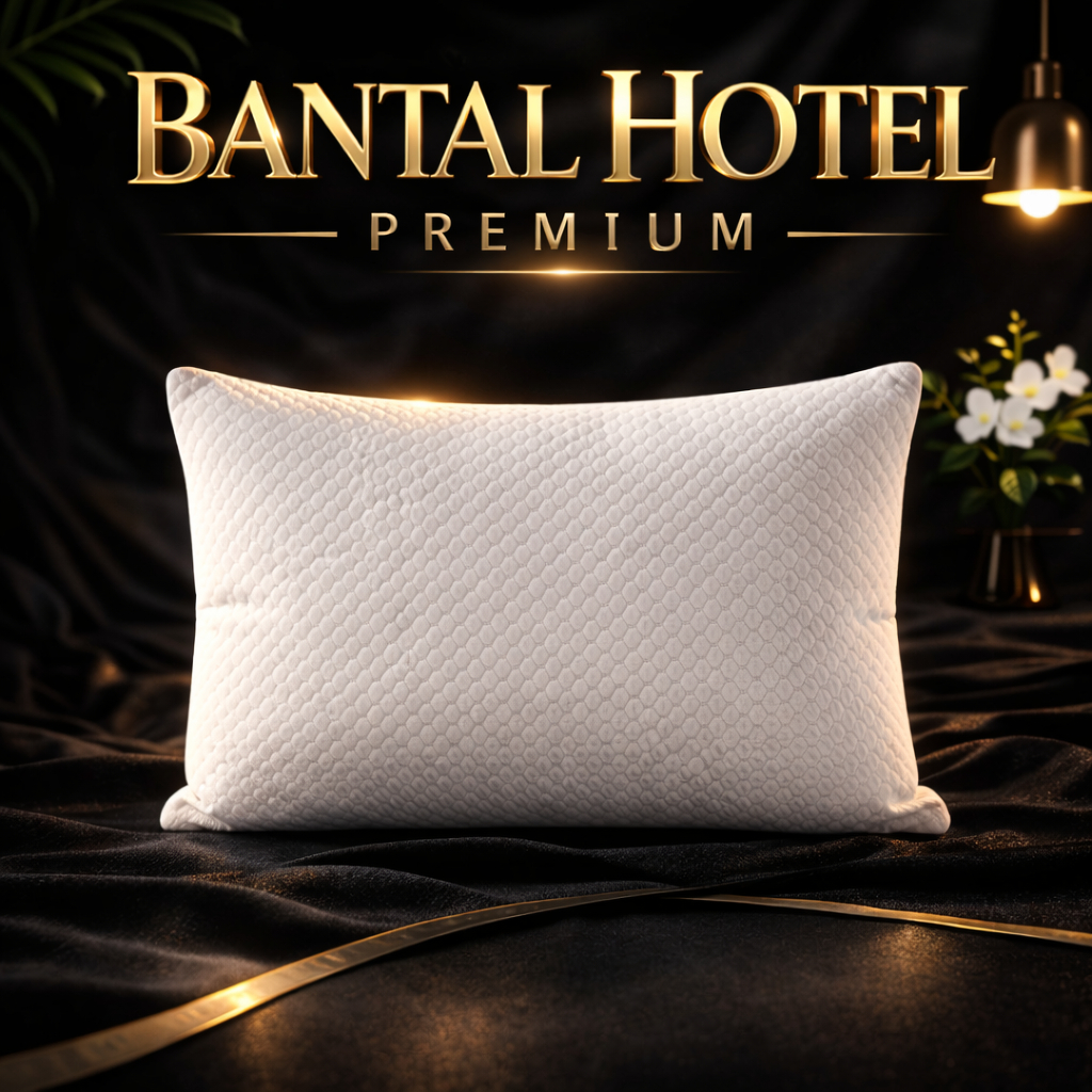 109 Pillow Bantal Guling Tidur Hotel Premium / Kain Motif Tebal Isi 100% Silikon Grade A Empuk Lembut Anti Kempes - Gambar 4