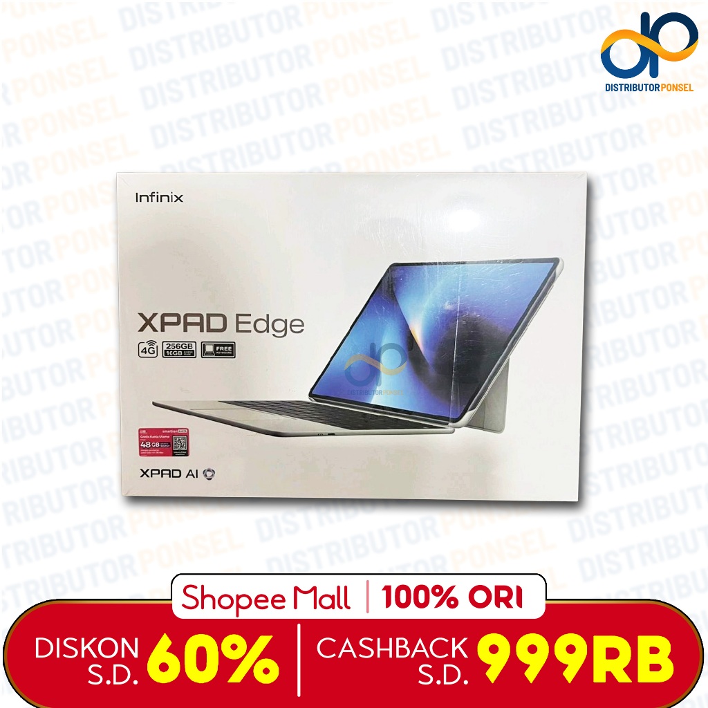 Infinix Xpad Edge 8/256GB LTE 16GB (8+8 GB EXTENDED RAM) Garansi Resmi