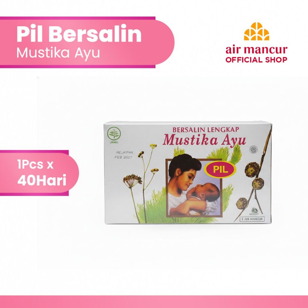 Air Mancur Jamu Pil Bersalin Mustika Ayu 40 Hari - Melahirkan