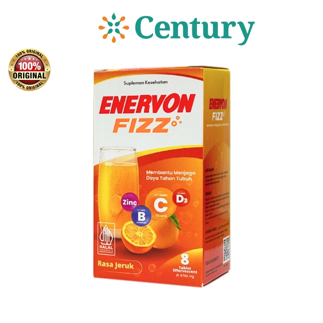 ENERVON FIZZ JERUK 8TAB@4700MG / DAYA TAHAN TUBUH / SUPLMENT VITAMIN / VITAMIN C - Gambar 3