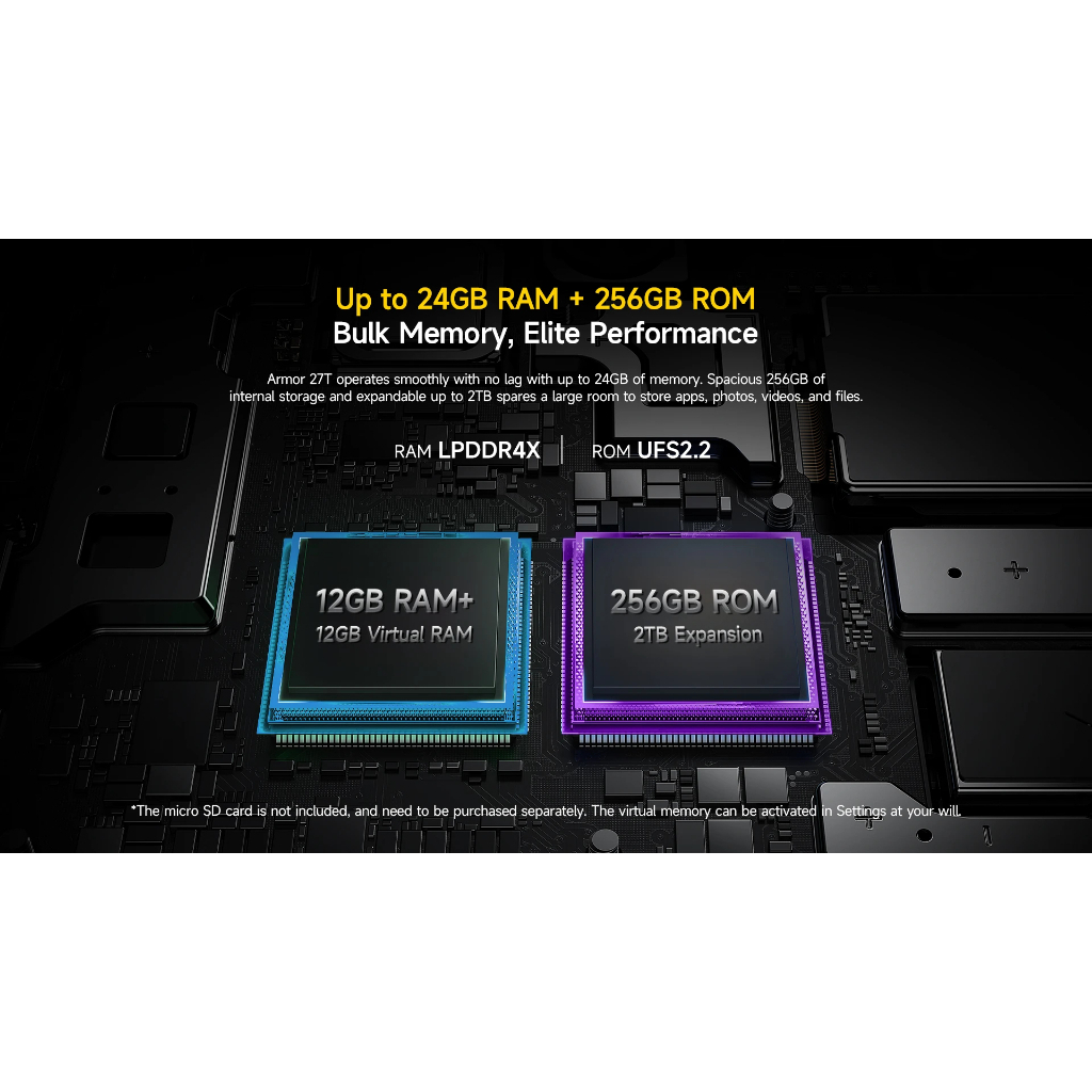 Ulefone Armor 27T Plus 6.78"LCD IPS 120HZ Helio G99 12GB 256GB 10600mAh 33W 50MP Main Thermal By Flir - Gambar 4