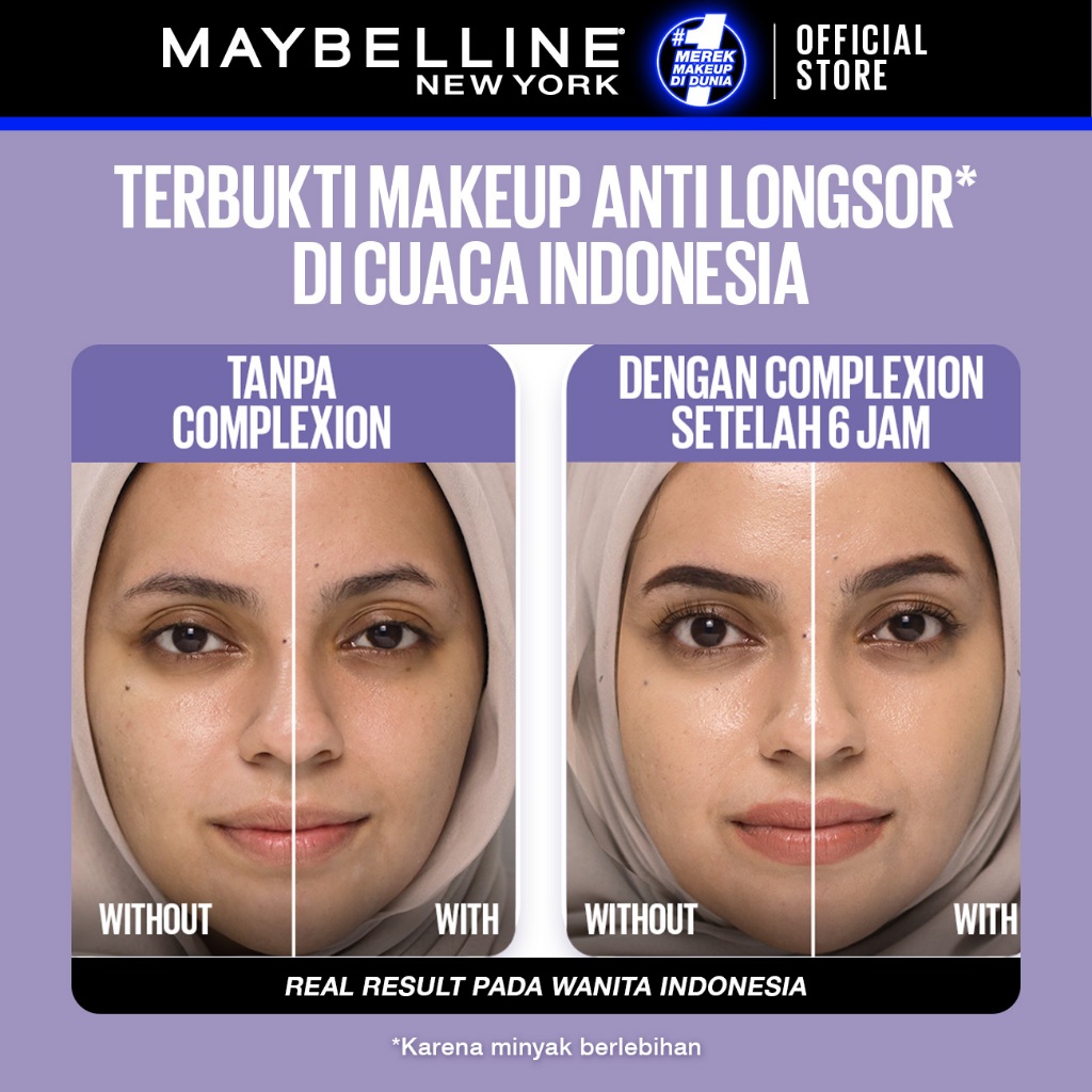 [BARU] MAYBELLINE OFFICIAL Shine Stopper Skin-Prep Untuk Makeup Anti Longsor 25mL 24H Oil Control Primer Wajah - Gambar 3