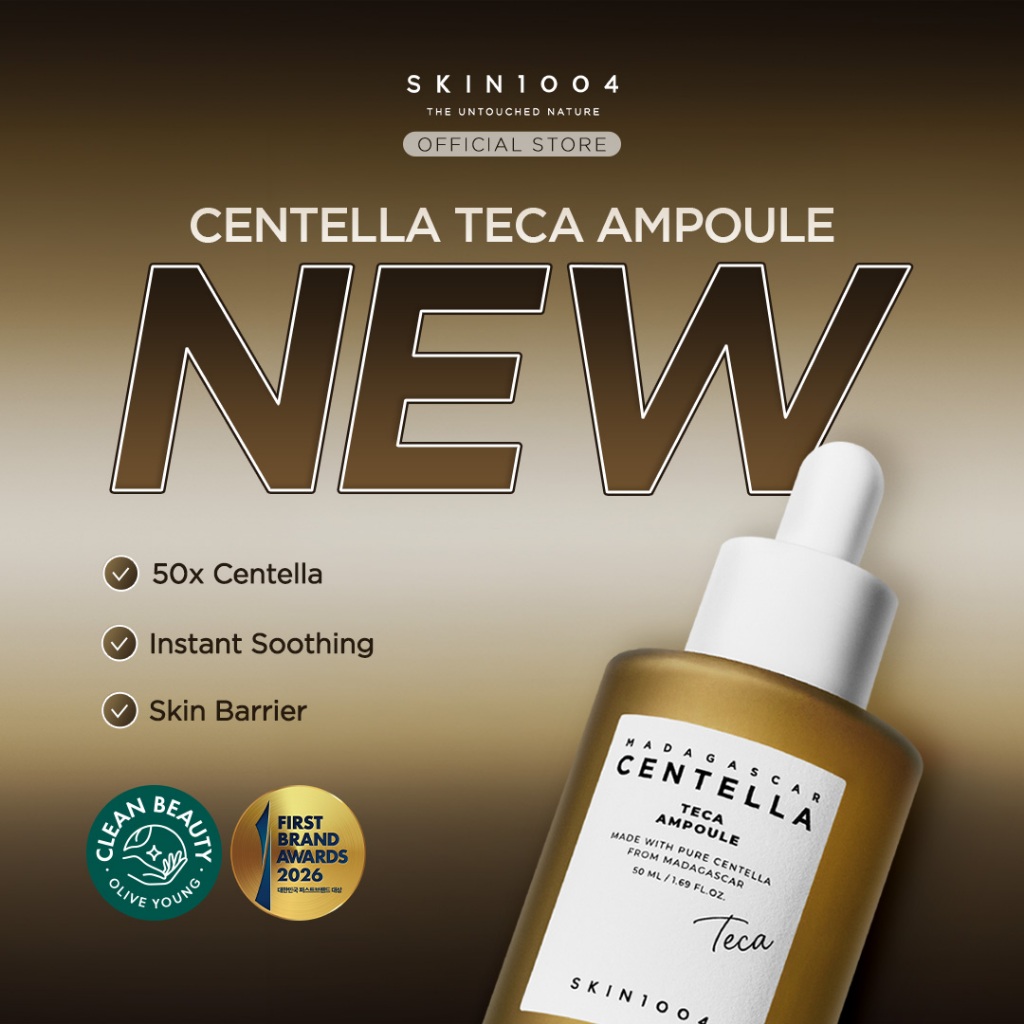 SKIN1004 Madagascar Centella Teca Skin Barrier ALL-In-One Set (Centella Light Cleansing Oil 200ml + Ampoule Foam 125ml + Teca Soothing Toner 210ml + Teca Ampoule 50ml + Teca Cream 75ml) - Gambar 4