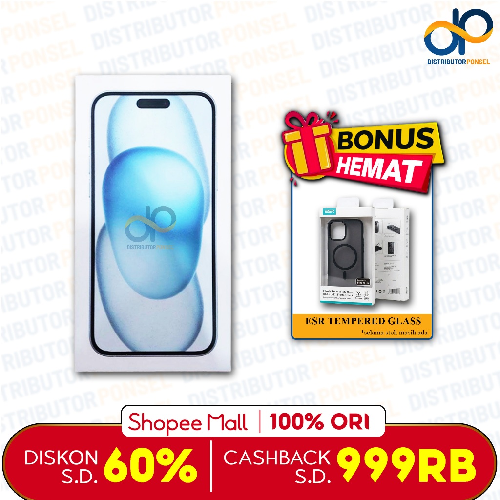 Apple [iPhone] 15 512GB 256GB 128GB Garansi Resmi