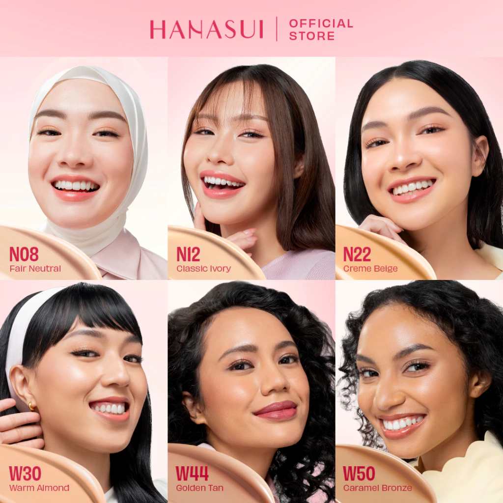 [NEW LAUNCH] Hanasui Daily Serum Glow Cushion SPF 50 High Coverage - Glow Filter Technology - Pore Blurring - Glow Finish - Lightweight - Tahan Lama Hingga 12 Jam Tanpa Oksidasi - Non Oxidize - Skincare Infused Formula - Cushion Murah - Cushion Viral - Gambar 4