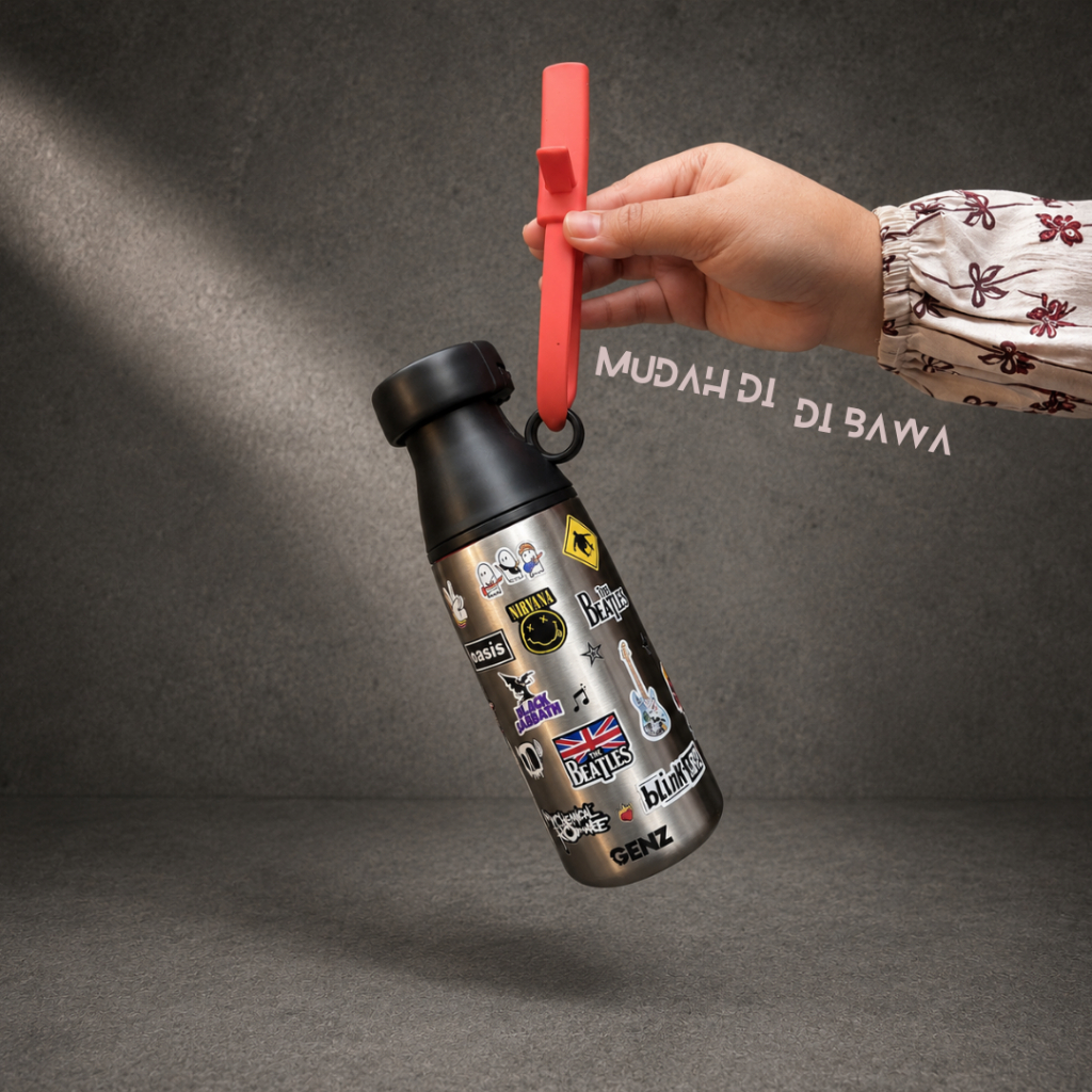 Tumbler ECHO BOY & GIRL Stainless steel 520ml Stainless / Botol minum Couple Aesthetic Tahan Dingin Tahan Panas foto 3