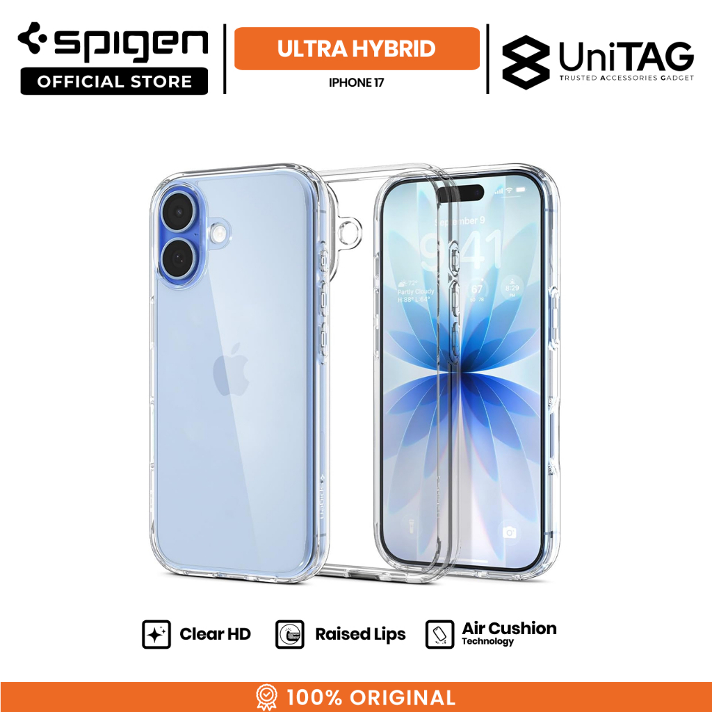 SPIGEN Special Live Case for iPhone 17 Ultra Hybrid Clear Anti Shock Transparant Cover Casing