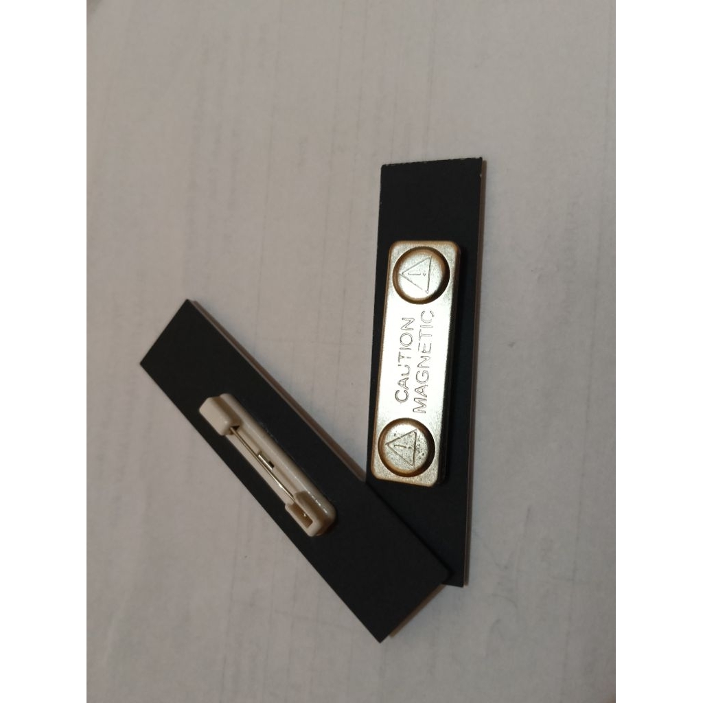 Nametag grafir papan nama ukir akrilik hitam laser - Gambar 4