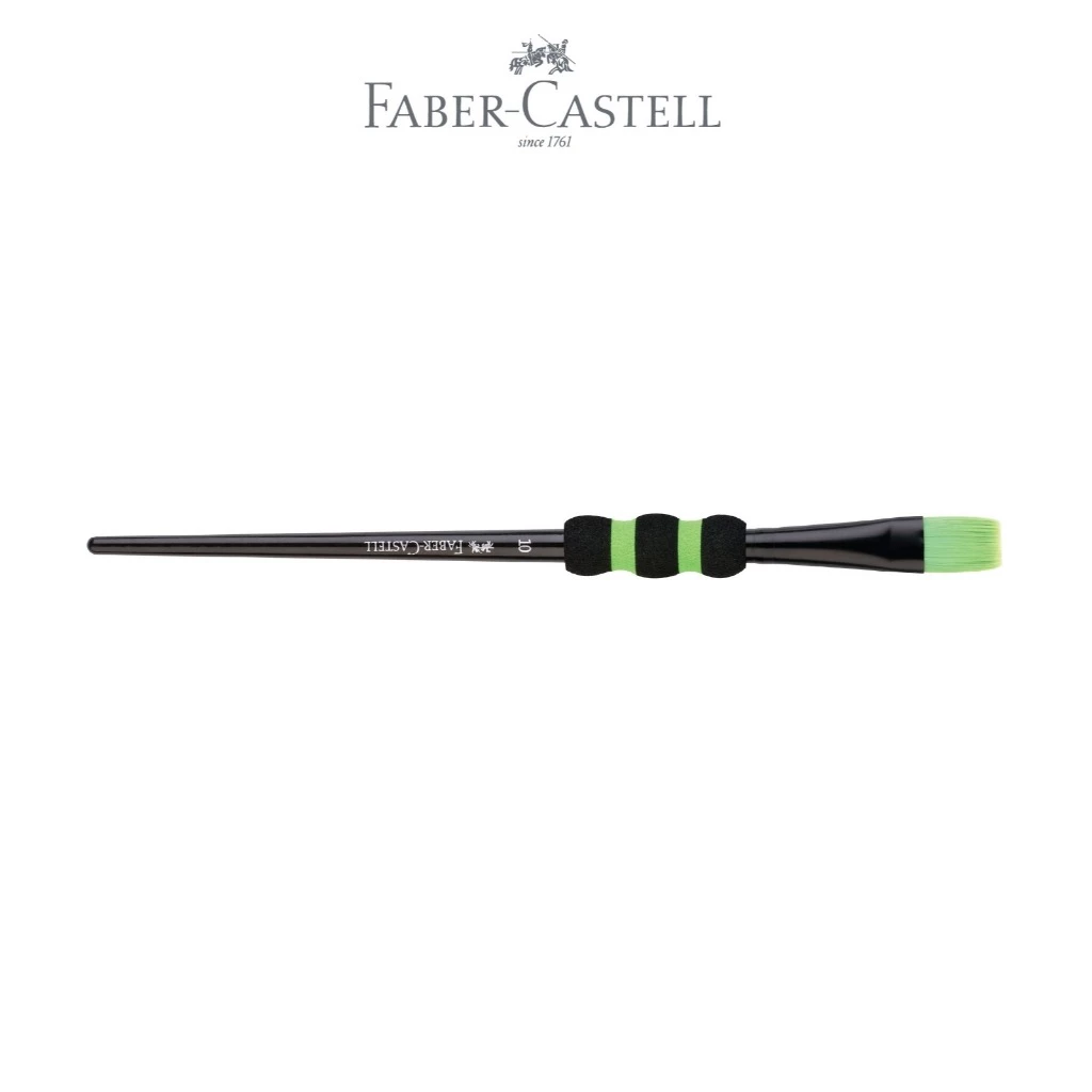 Faber-Castell GRIP BRUSH SET BLACK - KUAS MELUKIS PREMIUM 6 SIZE - Gambar 4