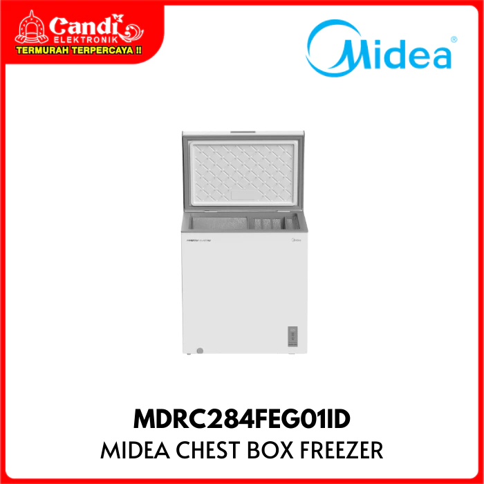 MIDEA Chest Box Freezer 198 Liter D+ Quick Freezing System Inverter MDRC284FEG01ID - Gambar 2