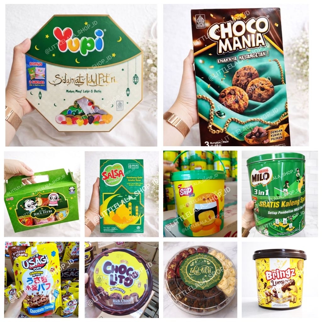 Eid Snacks / Eid Hampers / Milo Biscuit Yupi Eid Parcel Snack Package ...