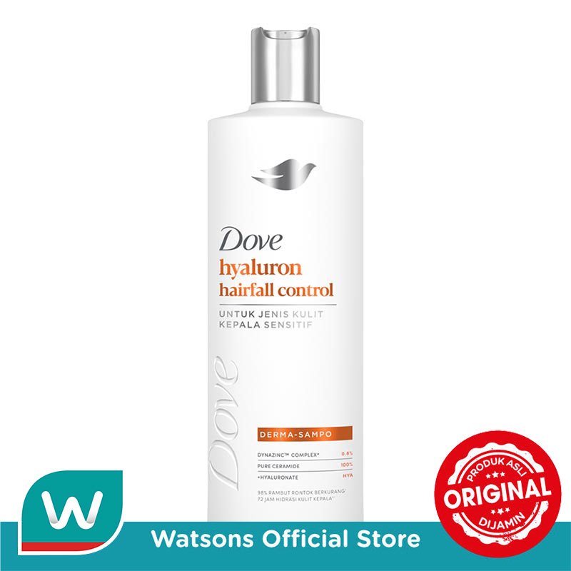 Dove Shampoo Hyaluron Hairfall Control 155ml - Gambar 2