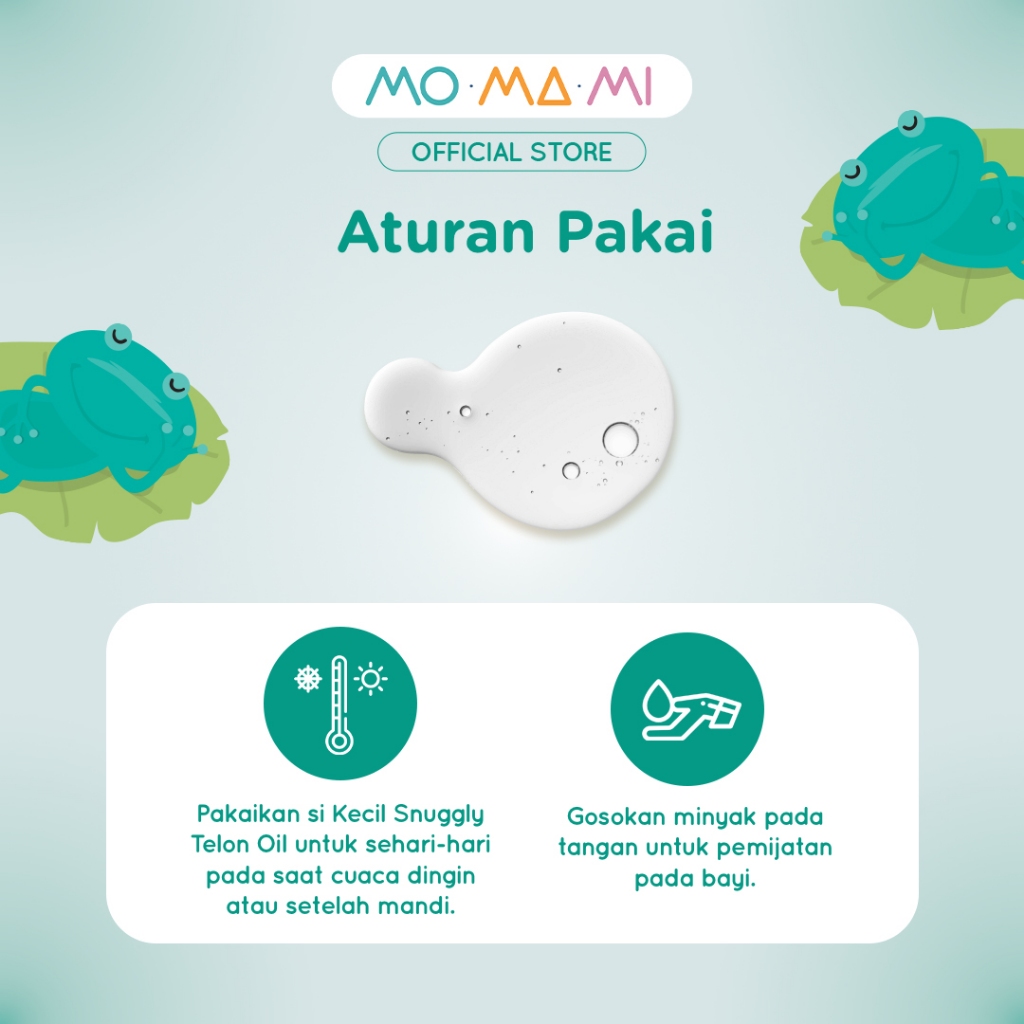 Momami Snuggly Telon Oil 100ml - Minyak Telon dengan Lavender Penghangat Tubuh Bayi - Medicated - Gambar 4