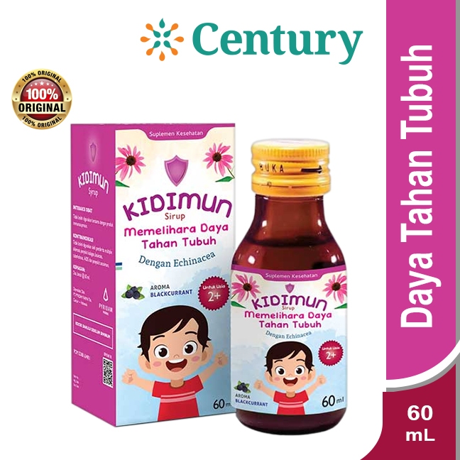 KIDIMUN SIRUP BLACCURANT ISI 60ML / DAYA TAHAN TUBUH / MULTIVITAMIN ANAK