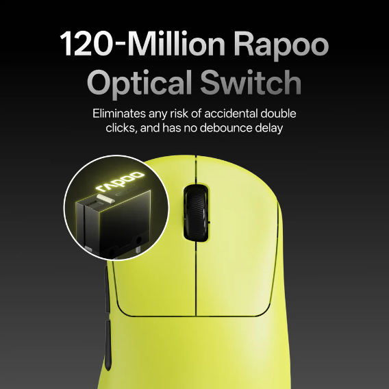 Rapoo VT3S/VT-3S/VT3 S MAX Gen-2 Mouse Wireless Gaming Lightweight 49g 8K Polling Rate PAW3950 - Gambar 4