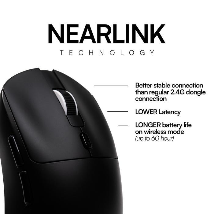 Press Play Icarus V2 Ultralight Gaming Mouse Wireless 2,4Ghz - Gambar 4