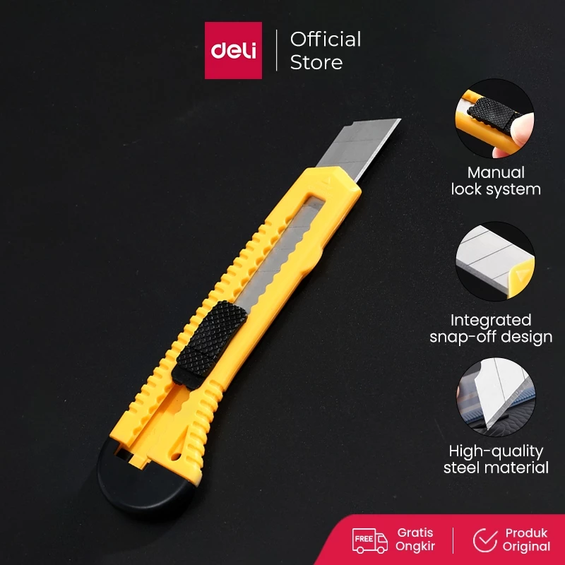 Deli I-Select Cutter Serbaguna / Cutter Utility Blade UM54X - Gambar 2