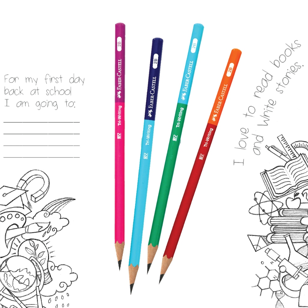Faber-Castell Pensil Menulis Tri Writing Pencil