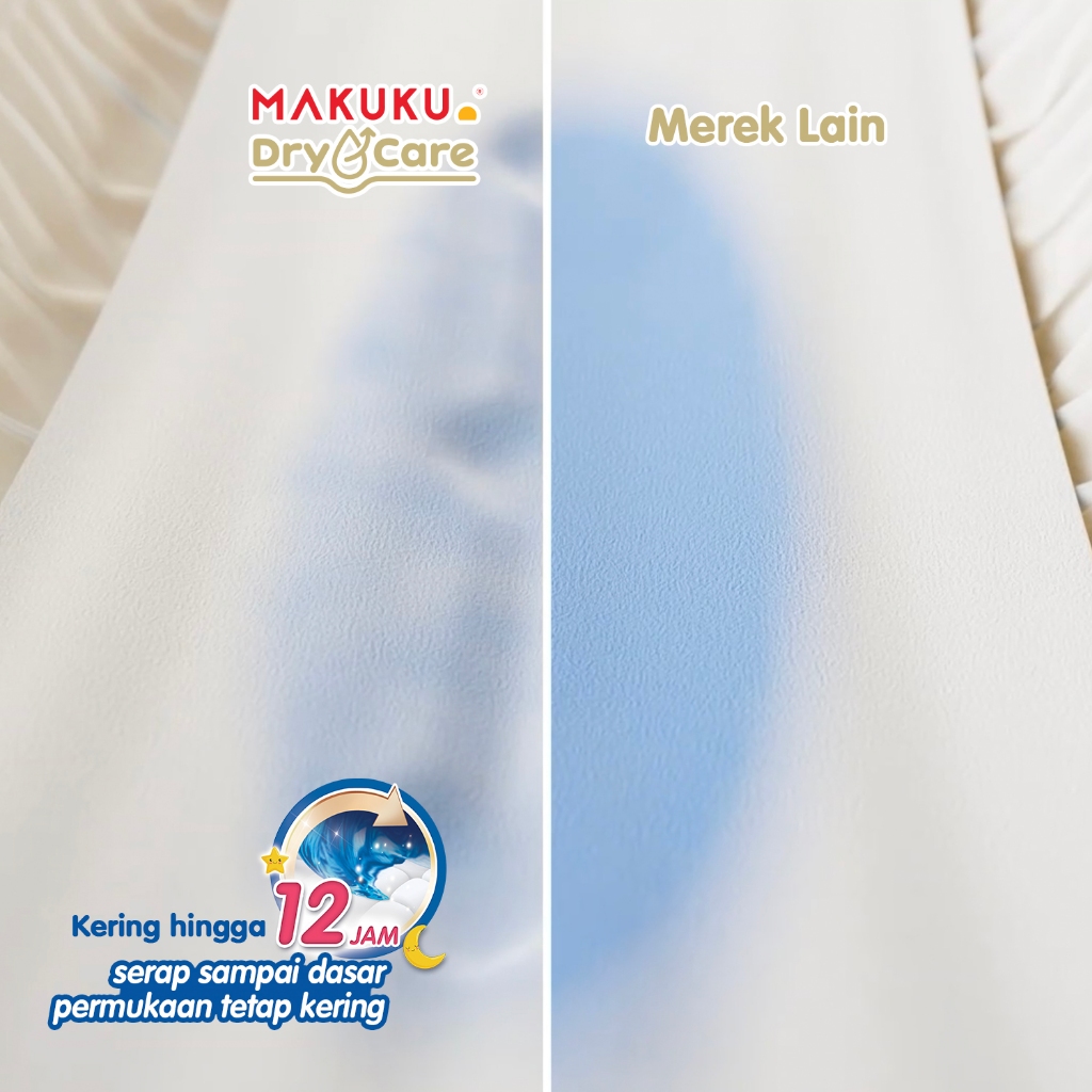 [1 PACK] Makuku Diapers Dry Care Popok Bayi Celana/Pants Perekat/Tape NB-S44 / NB-S54 / S38 - Gambar 4