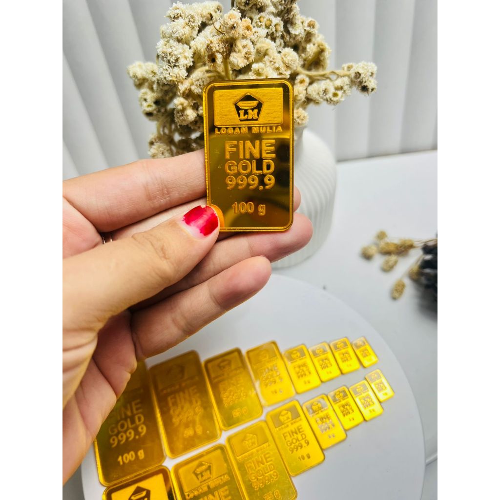 Replika Logam Mulia Seserahan Pernikahan 1 gram sd 100 gram