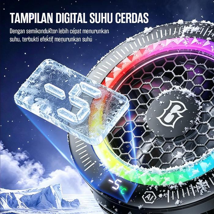 GAMEN GMR06S / GMR-06S Radiator Fan Cooler HP Heatsink Magnetic Fast Freeze - Gambar 3
