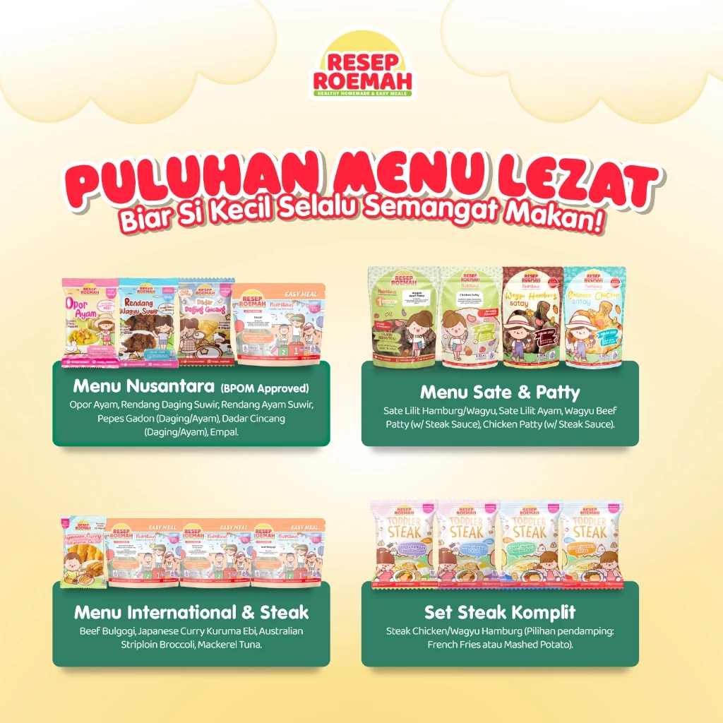 Aneka Lauk BB Booster Healthy Siap Saji By Resep Roemah - Frozen Food Tinggi Protein MPASI Makanan Anak Balita Toddler & Kids - Gambar 3
