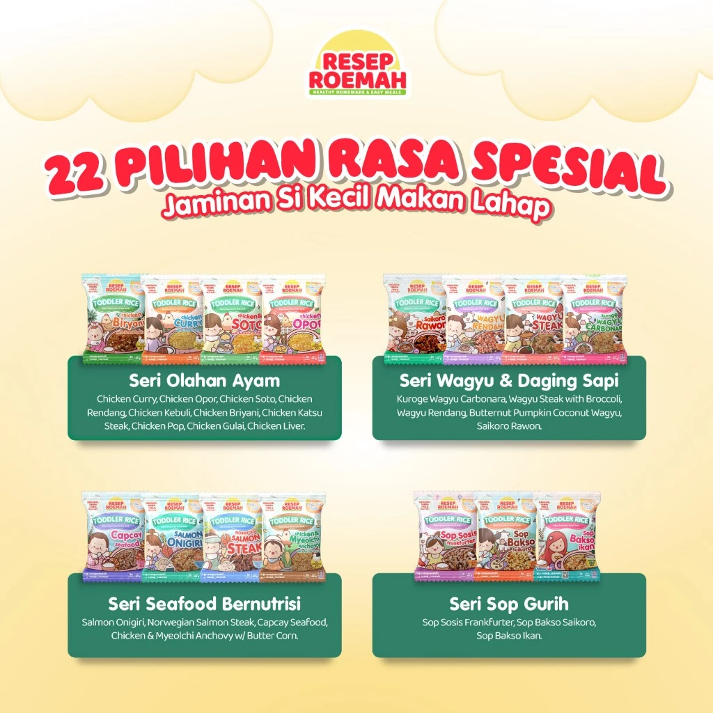 Nasi Tim Organik With NutriProtein Sachet By Resep Roemah - Beras Kukus Untuk Toddler & Kids Bubur Kaldu MPASI BB Booster - Gambar 3