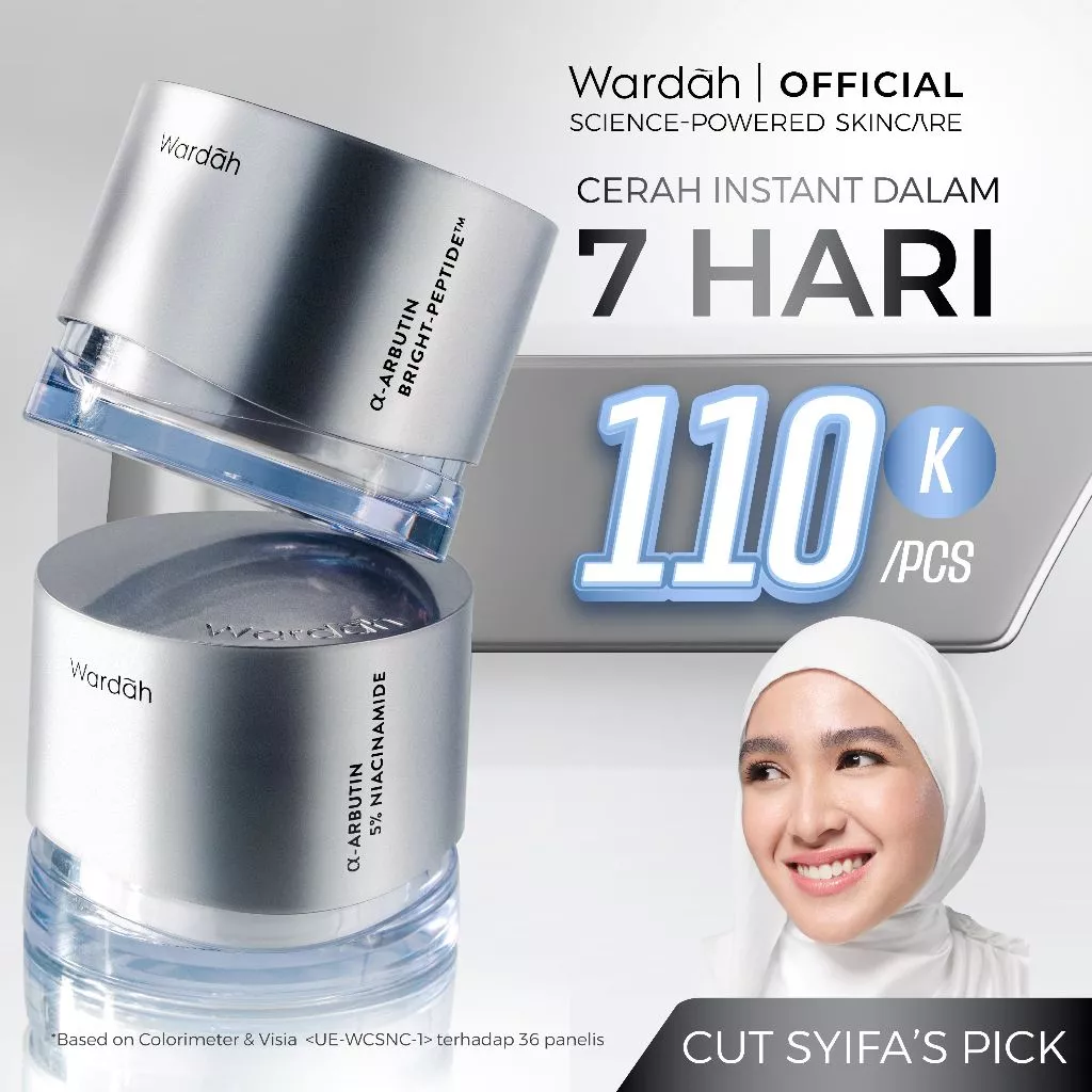WARDAH Paket Crystal Secret Moisturizer - Brightening Day Moisturizer dan Night Moisturizer 30g - Mencerahkan, Melembabkan, Dark Spot Melindungi, dan Meratakan Warna Kulit Cocok untuk Jenis Kulit Normal dan Kering - Skincare - Gambar 2