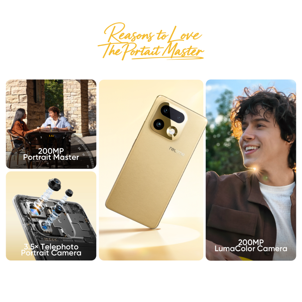 realme 16 Pro+ 12GB+14GB*|512GB (200MP LumaColor Camera | 3.5× Telephoto Portrait Camera | Snapdragon 7 Gen 4 + LPDDR5X | 7000mAh Titan Battery + 80W Ultra Charge) - Gambar 3
