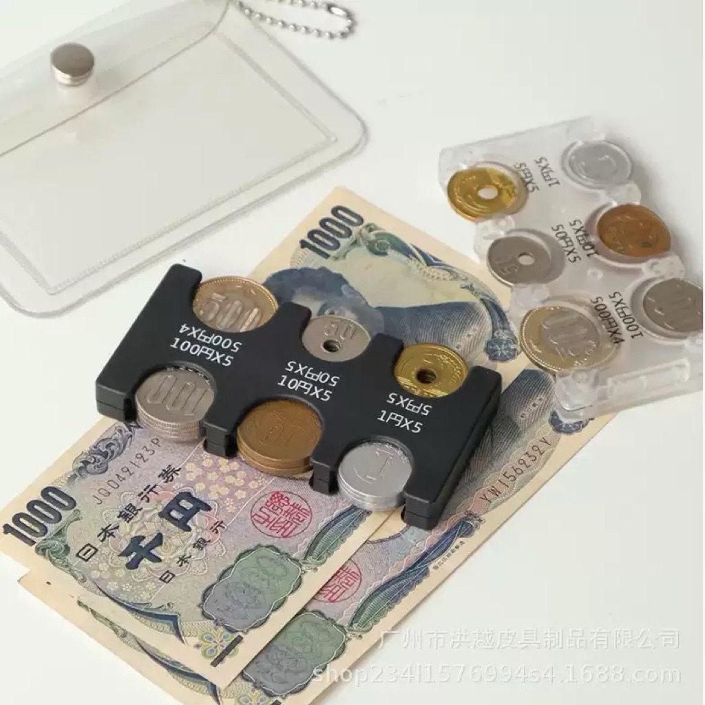 6 slots for storing Japanese multi-purpose coins | Shopee Singapore
