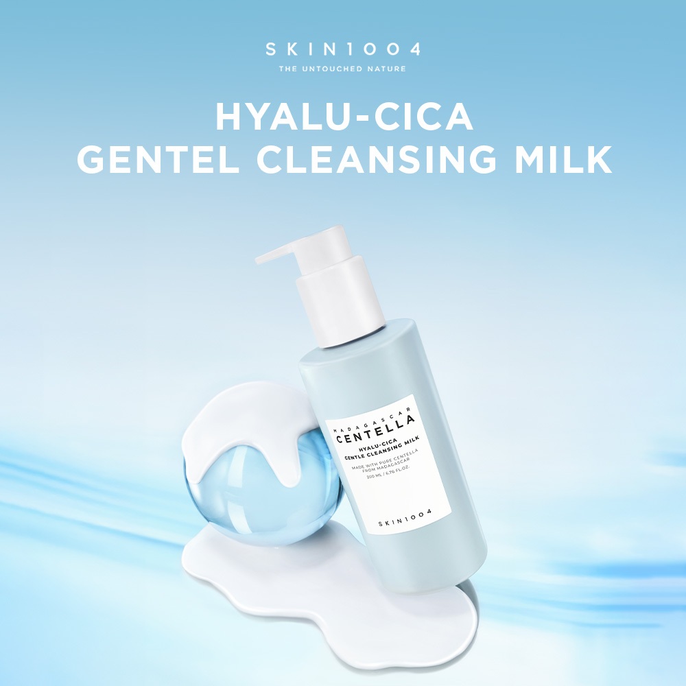 SKIN1004 Hydrating All-in-One Set (Hyalu-Cica First Ampoule 100ml + Brightening Toner 210ml +Moisture Cream 75ml + Gentle Cleansing Milk 200ml + Water-Fit Sun Serum 50ml) - Gambar 3