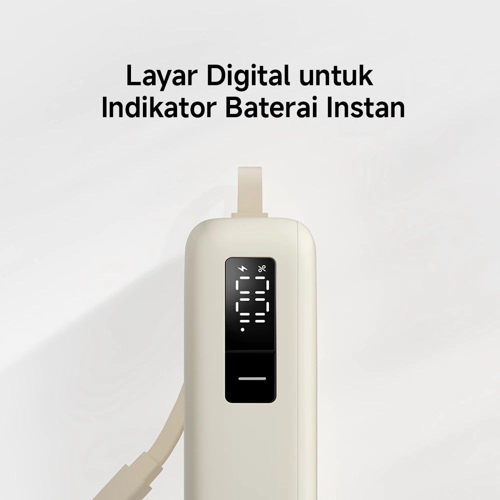 Xiaomi 67W Power Bank 20000mAh (Integrated Cable) / Fast Charging 67W &Self-Charging 65W / Layar Digital untuk Indikator Baterai Instan / Triple Port untuk Isi Multi Perangkat Sekaligus / [Xiaomi Official Store] - Gambar 3