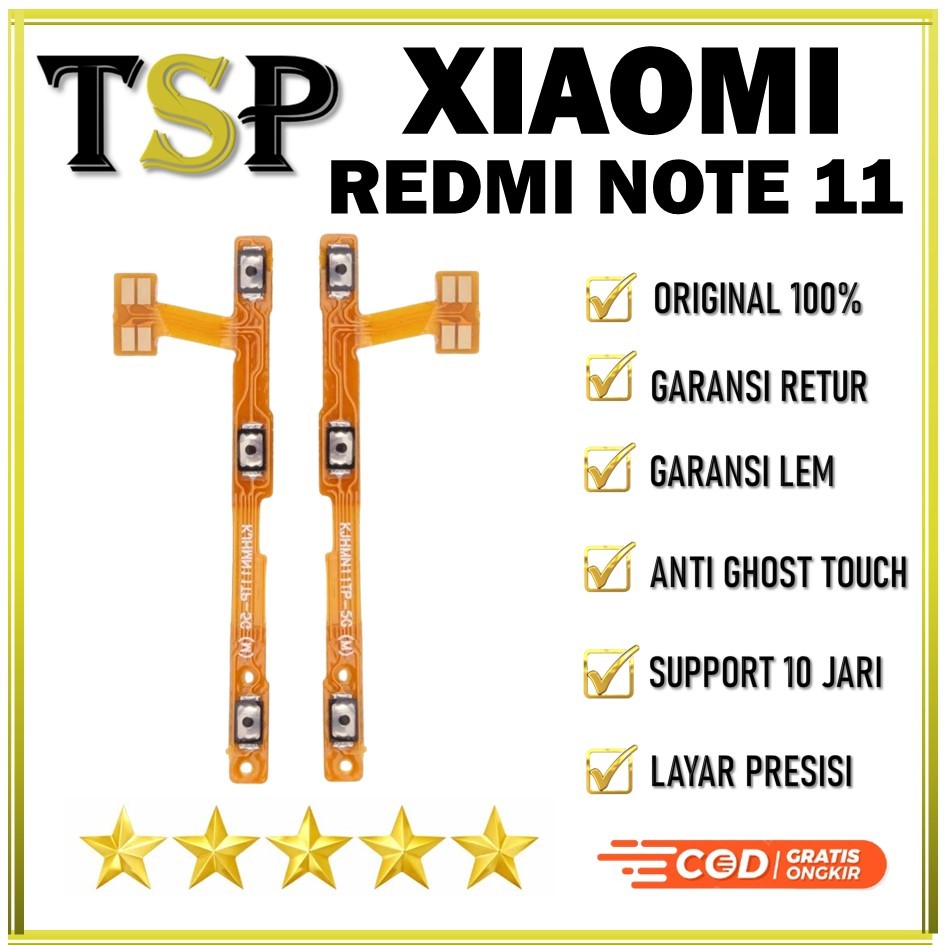 FLEXIBEL ON / OF + VOLUME XIAOMI REDMI NOTE 11T PRO (5G)